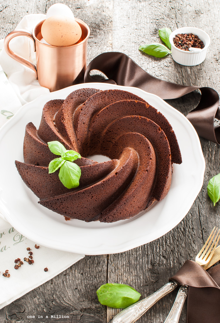 ciambella, nordica ware, heritage, cioccolato, basilico, pepe sichuan, spezie, colazione, easy