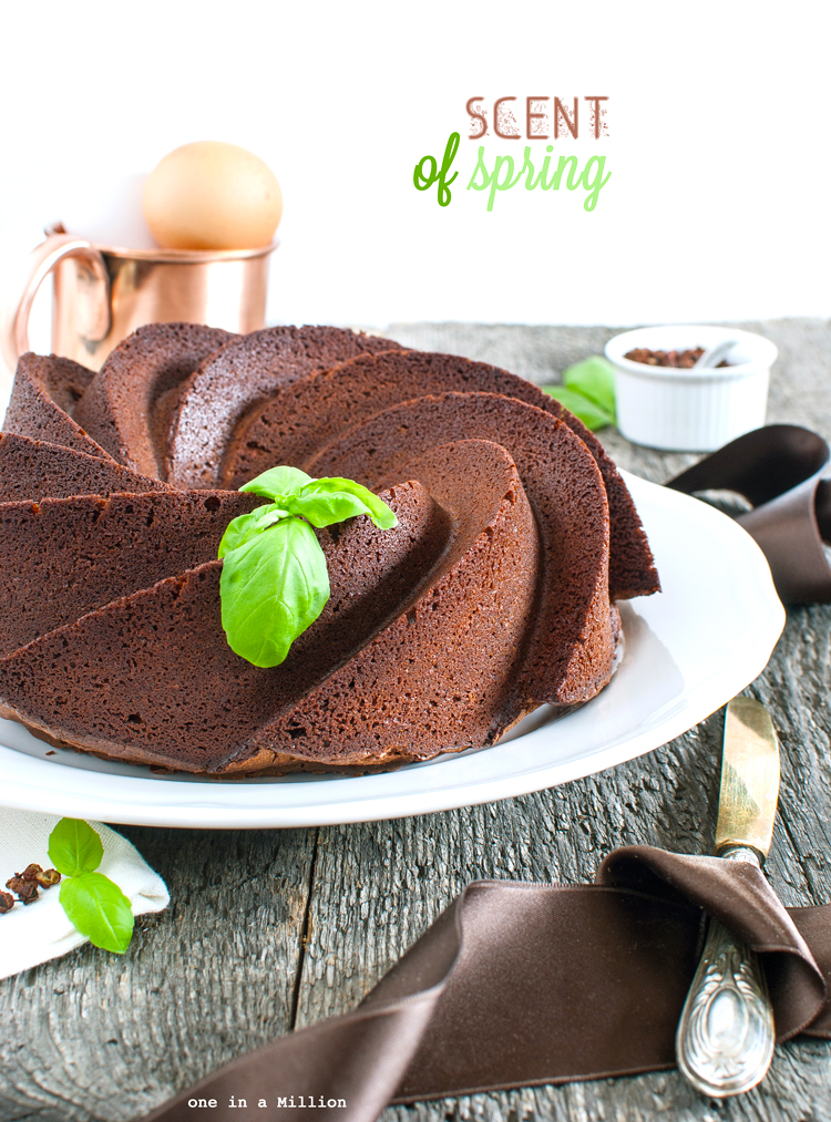 ciambella, nordica ware, heritage, cioccolato, basilico, pepe sichuan, spezie, colazione, easy
