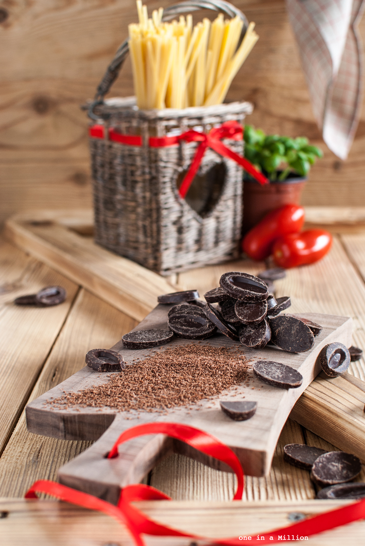 Linguine, pasta al pomodoro, sugo, basilico, cioccolato, pomodoro, sedano polvere, chiodi garofano, essiccato, essiccatore, cottura veloce