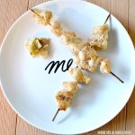 Spiedini di pollo ai porri, wasaby e lemongrass