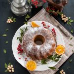 Quasi bundt all’arancia e nocciole (senza lattosio)